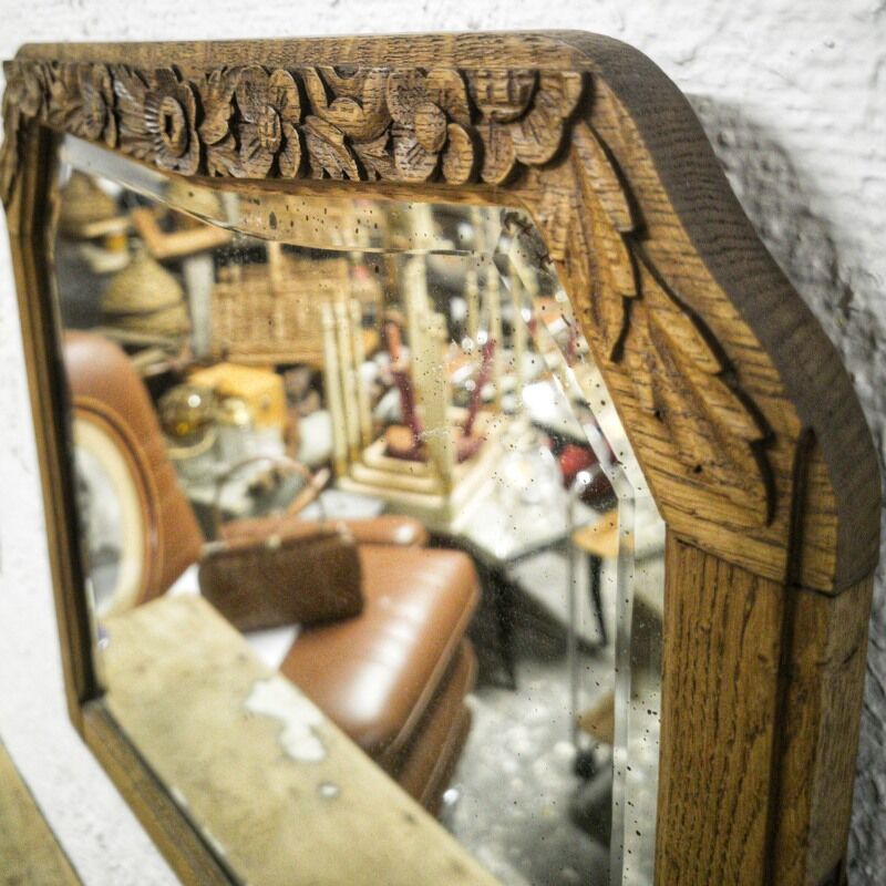 Art Deco mirror 51x44cm
