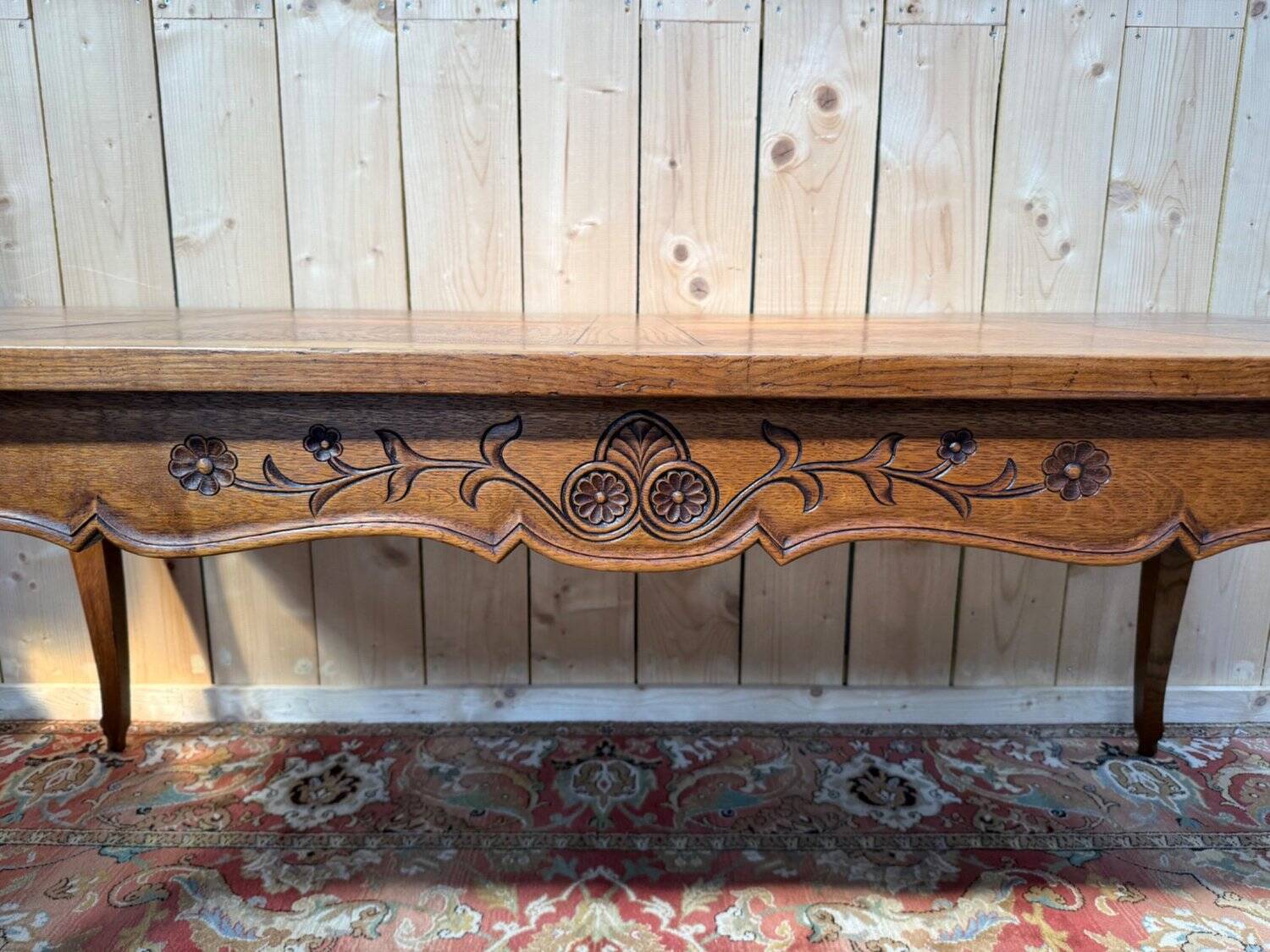 Farm table – Louis XV style – Solid oak – Early 20th century
