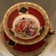 Porcelain sub-cup cup erdmann schlegelmilch cherub and women in antique