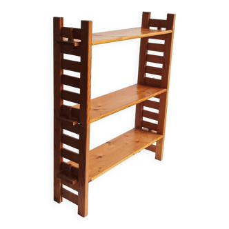 Vintage brutalist interlocking shelf