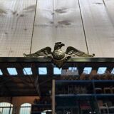 Miroir empire laiton