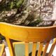 2 chaises bistrot bois et vertes