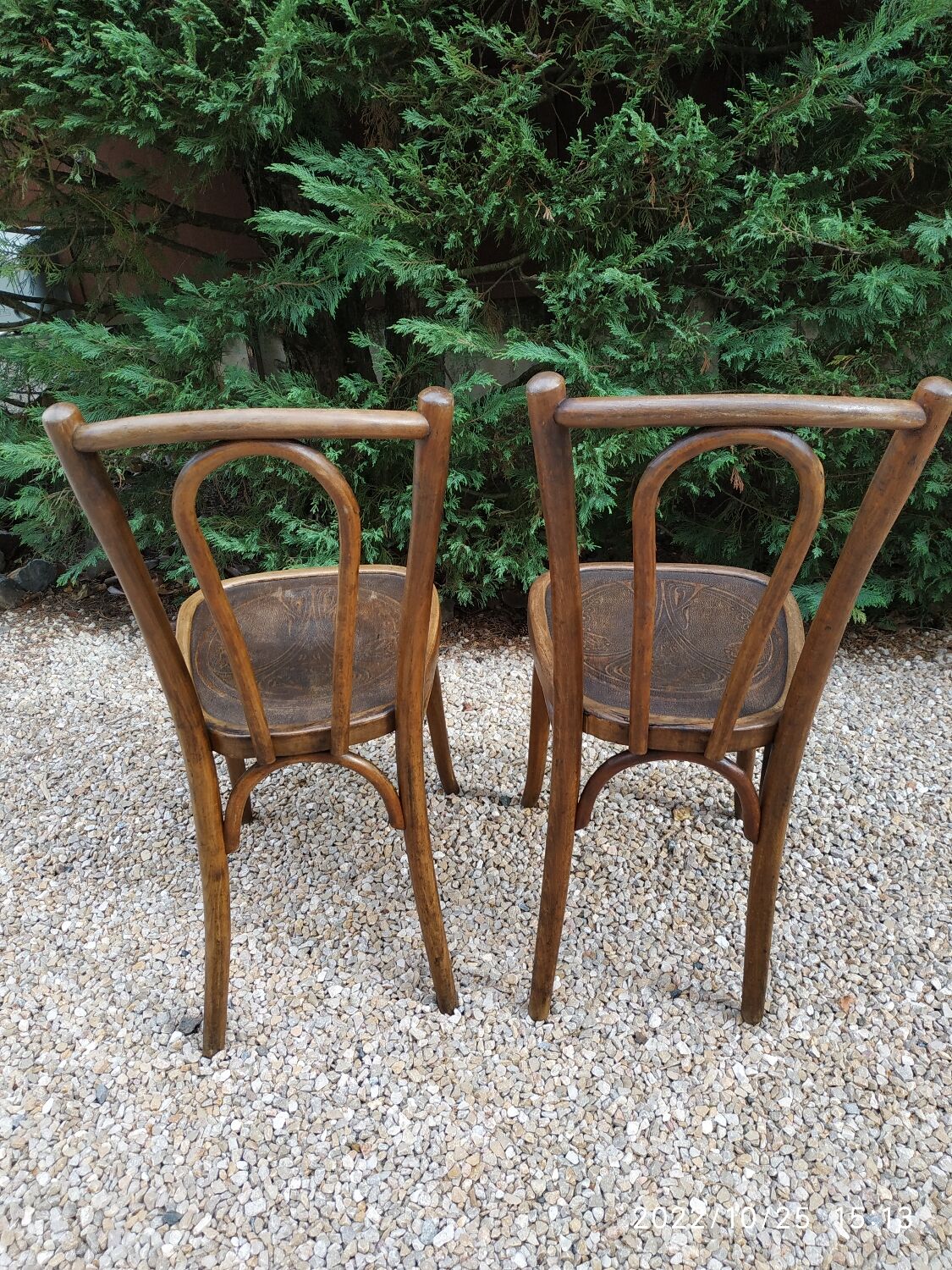 Paire de chaises Baumann