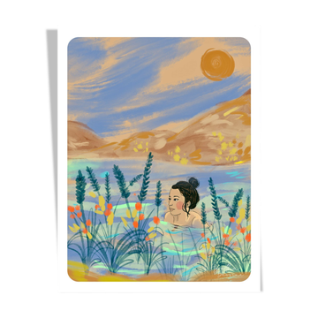 Illustration "Golden hour" A4