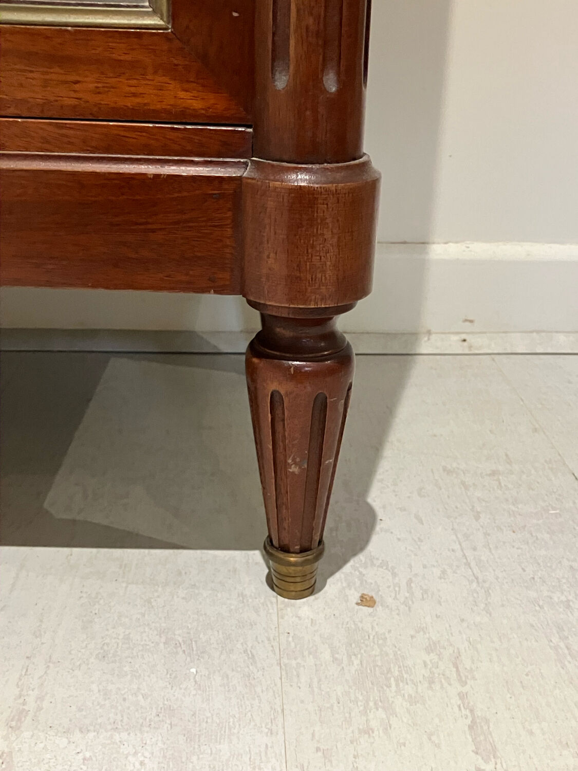 Directoire style display cabinet