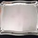 Stainless steel serving tray 38 x 45.5 cm
