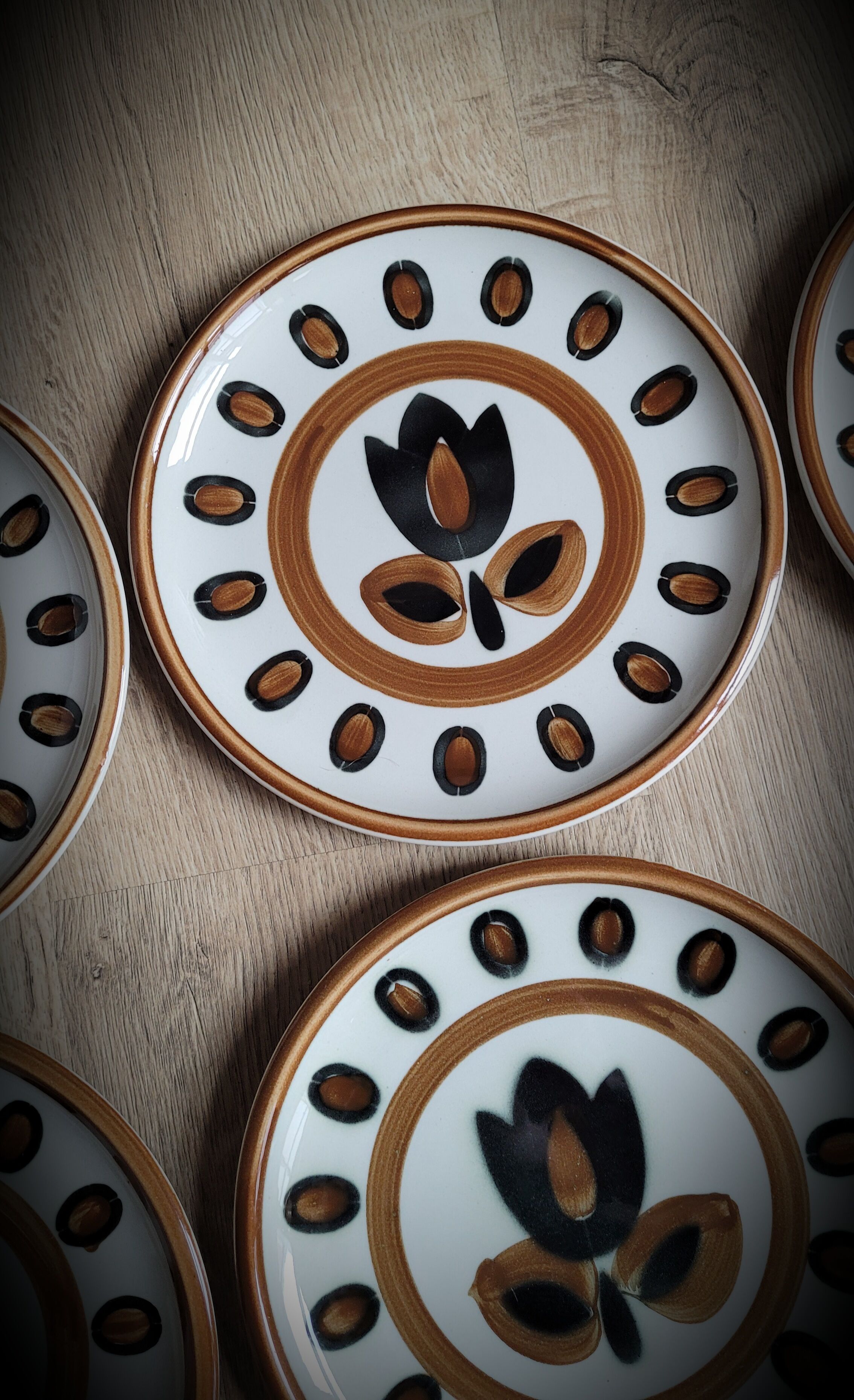 Set 6 Kimono plates