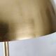 Golden mushroom lamp
