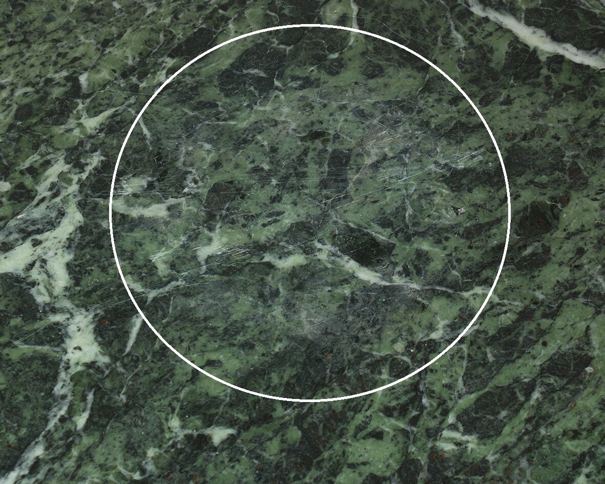 Green marble coffee table