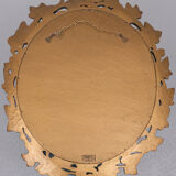 Grape leafs wall Artisona mirror England 1970s 50x61cm