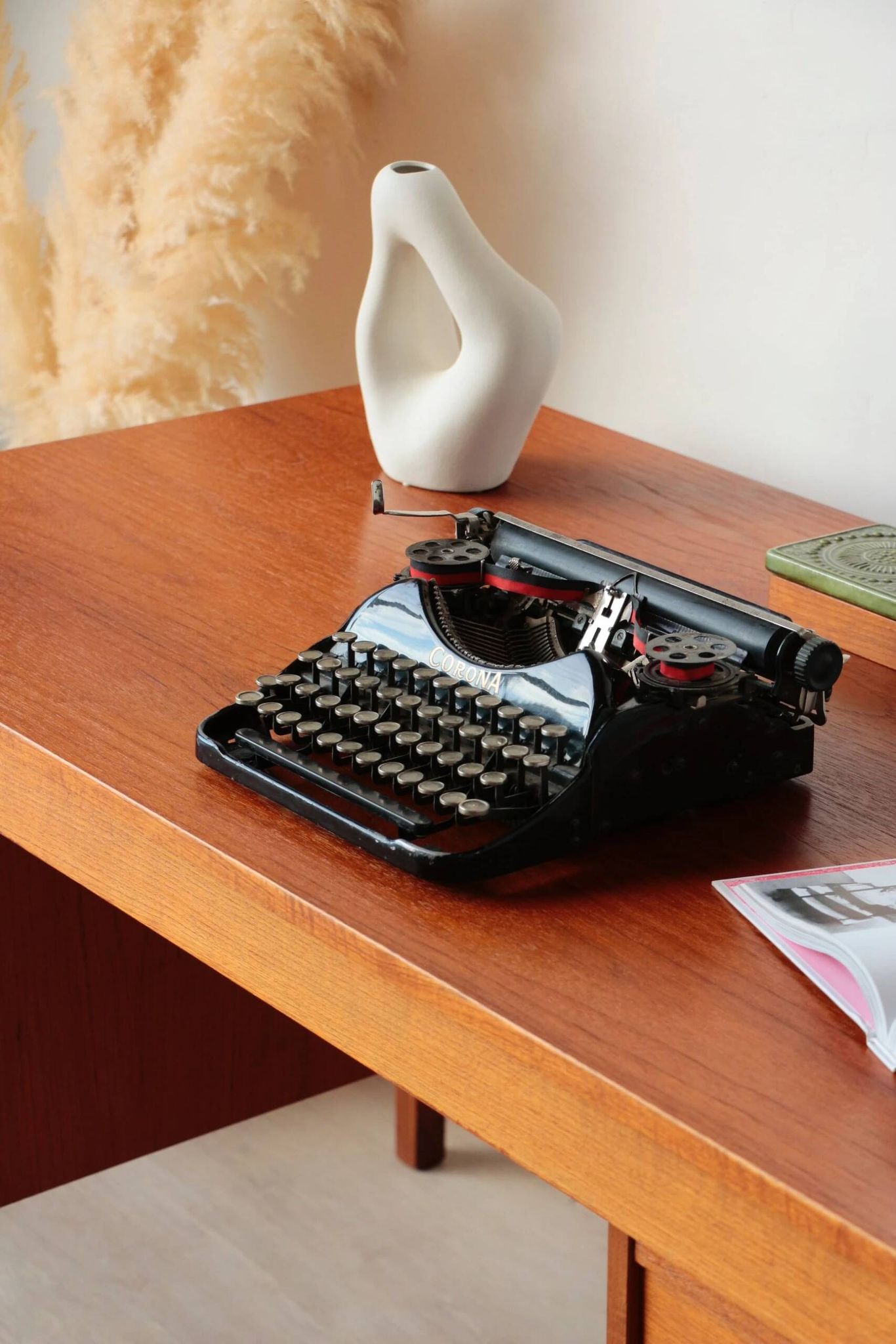 Bureau danois en teck vintage – Domino Møbler (années 60)
