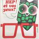 Vintage poster INRS 1987 graphics Chadebec