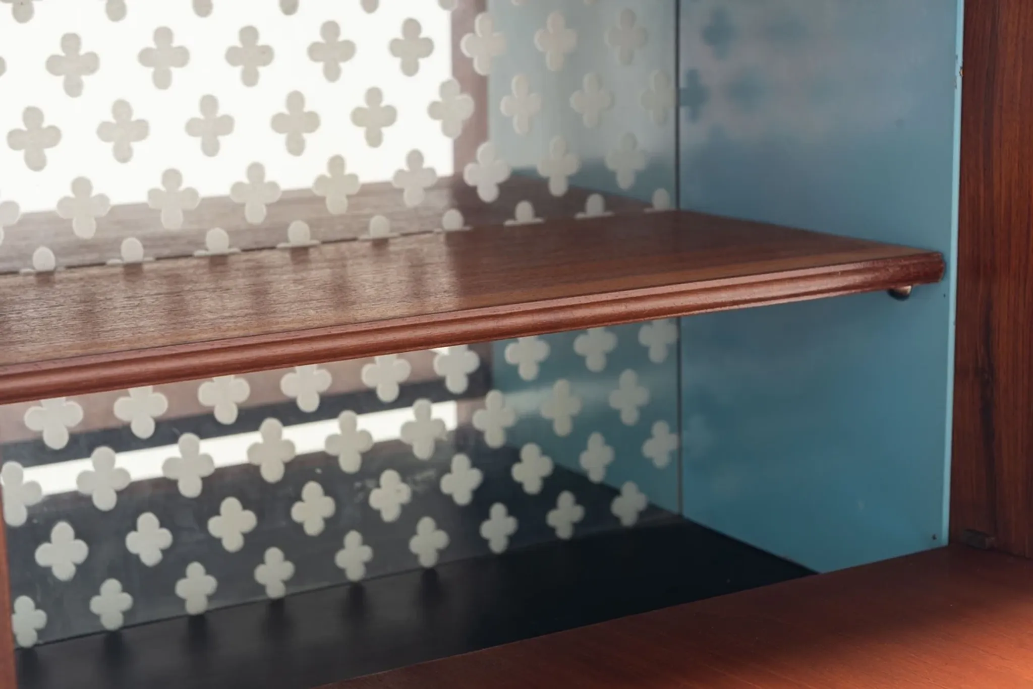Peter Lovig Nielsen boomerang writing desk teak Lovig Denmark 1960