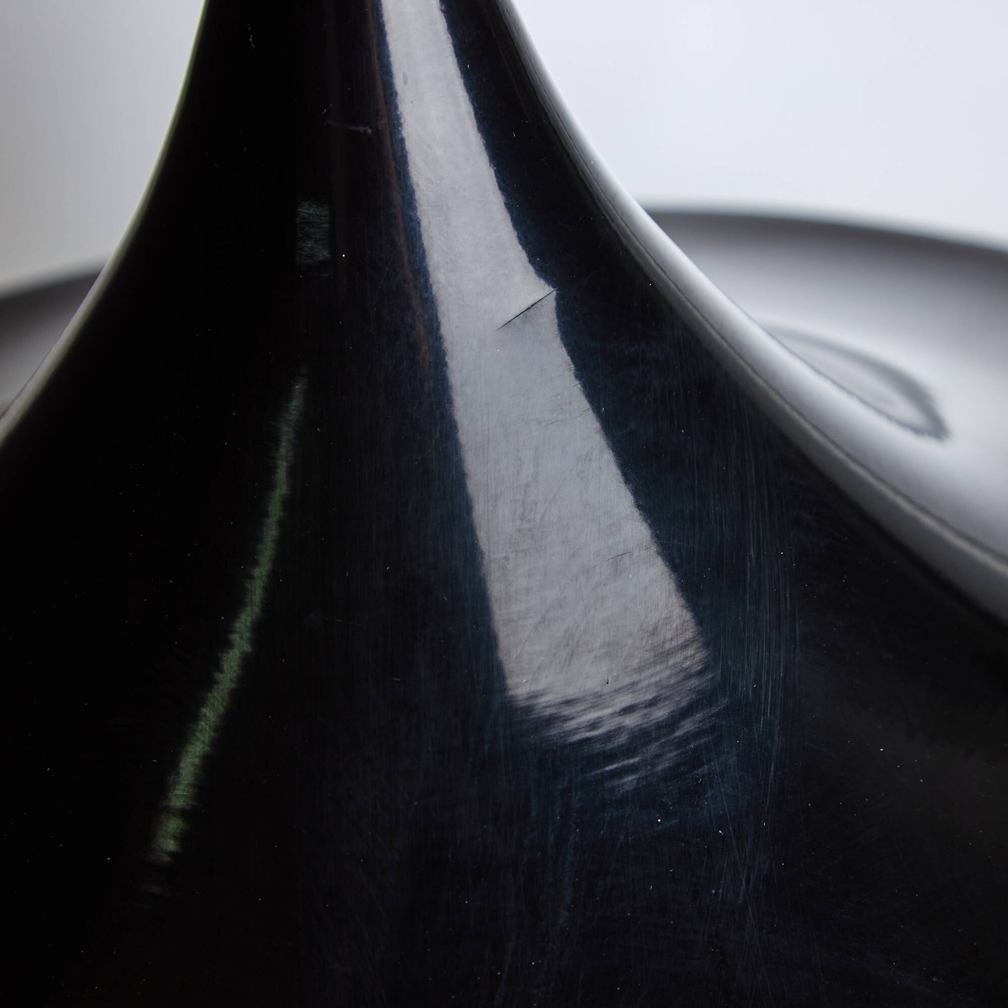 Black and White Cone Shaped Pendant