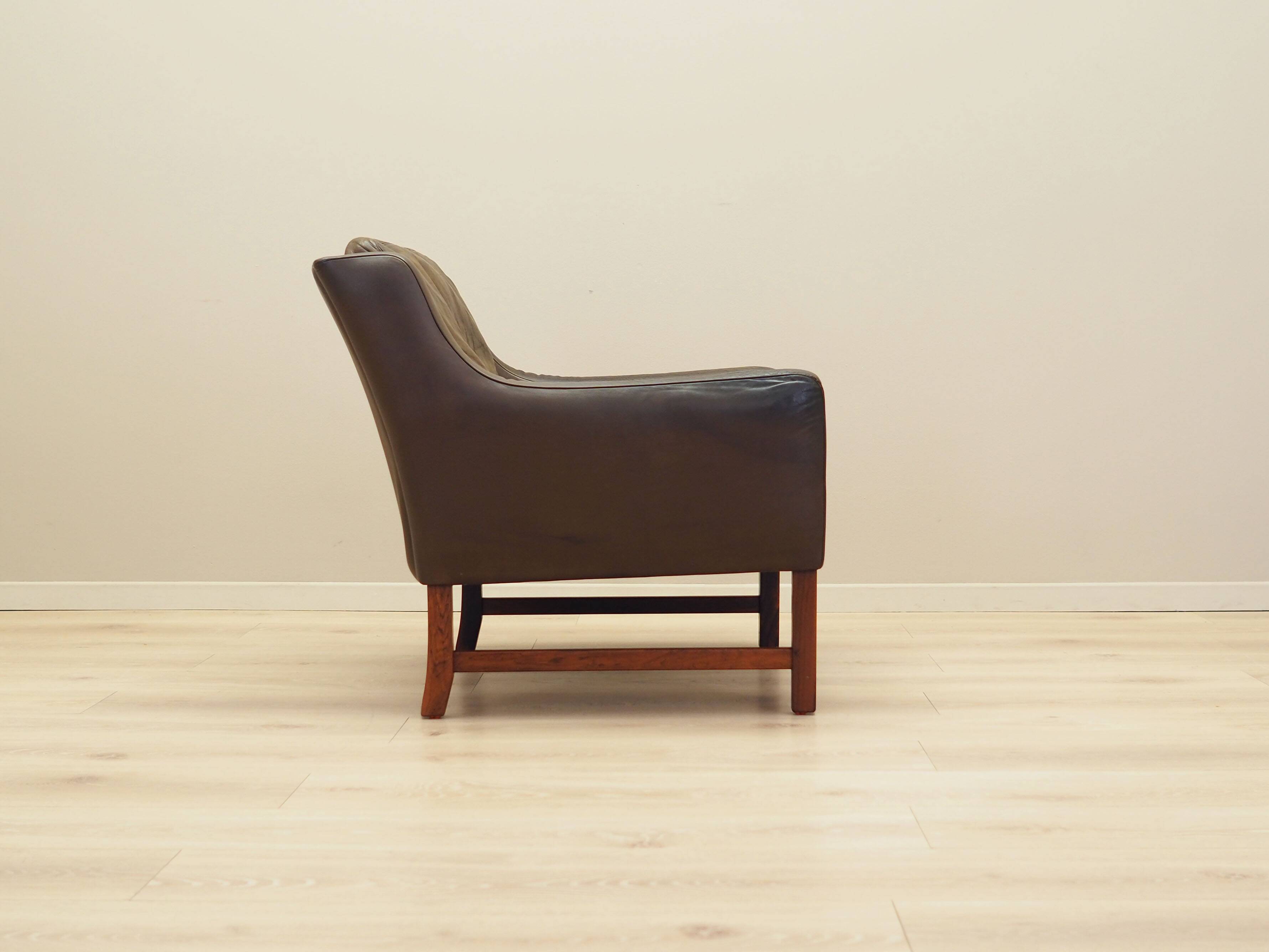 Rosewood armchair, Scandinavian design, 1960s, designer: Fredrik Kayser, pr