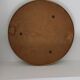Antique round brass mirror