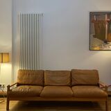 Danish sofa from the 70s in oak and buffalo leather