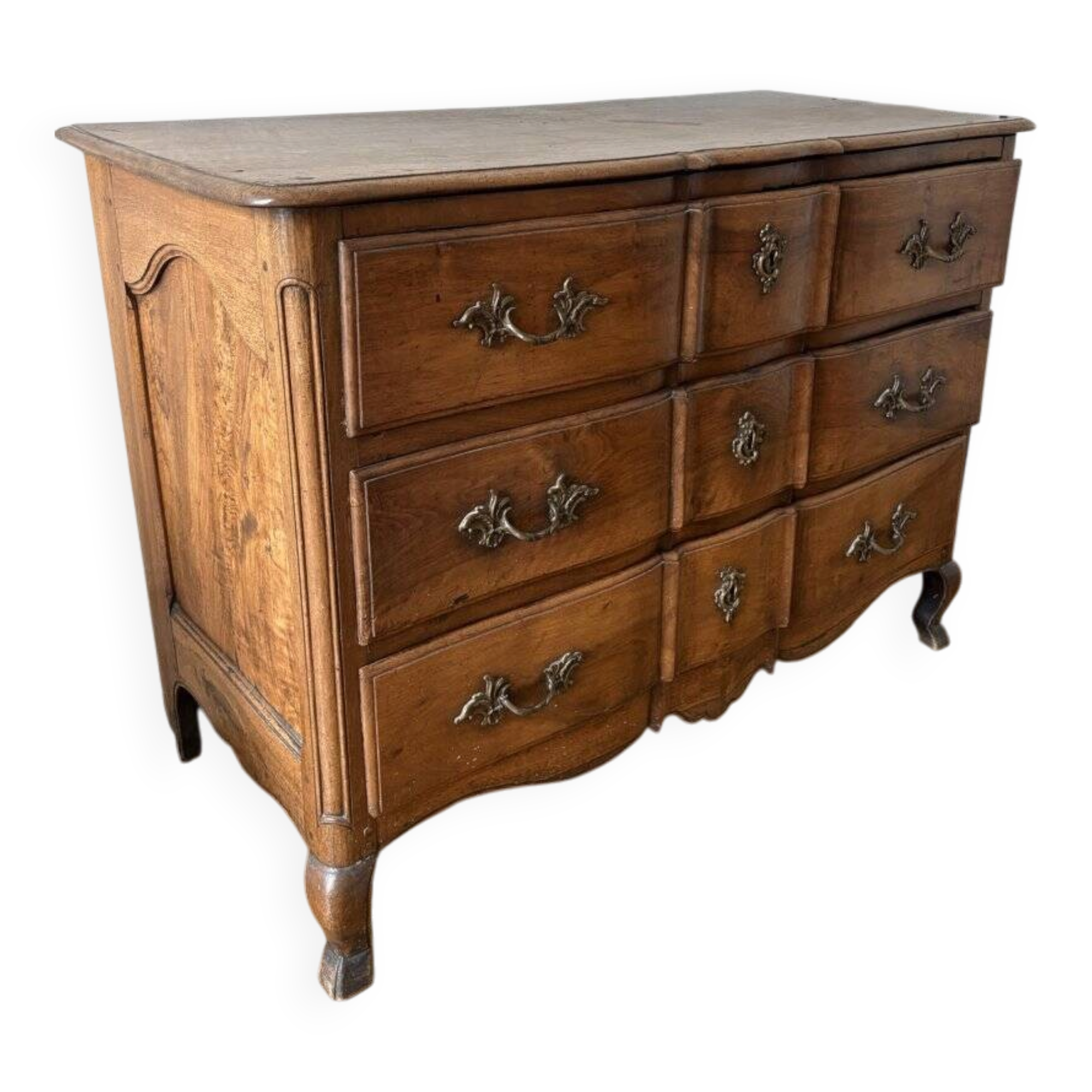 Commode ancienne galbée (Régence / Louis XV)