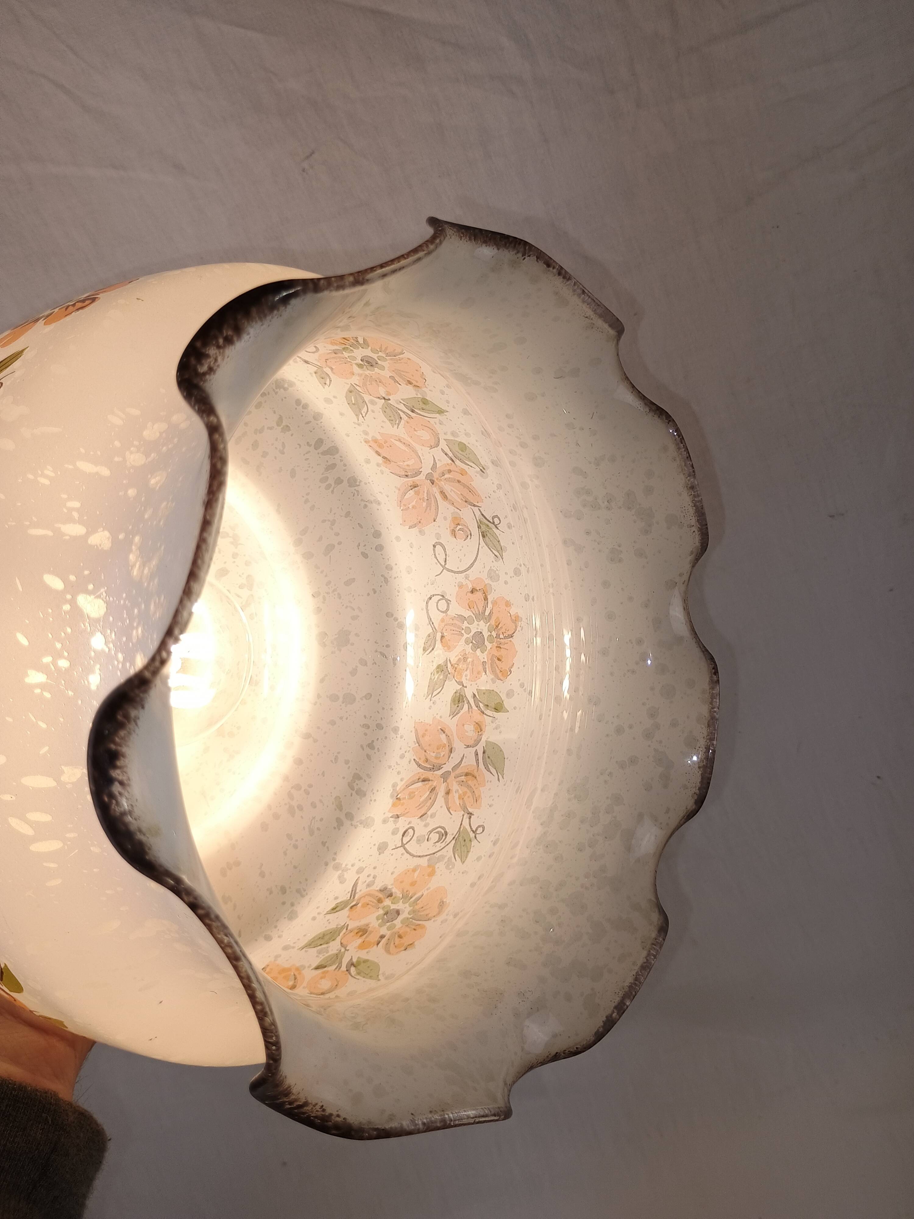 Authentic vintage pendant light from the 1950s–1960s, made in Italy