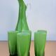 Service of orangeade glass Murano 1960s