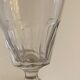 7 glasses on foot old glass bubbled and blown 19th century