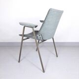 Mid-century plywood and textile office chair by Niko Kralj for Stol Kamnik, 1970s.