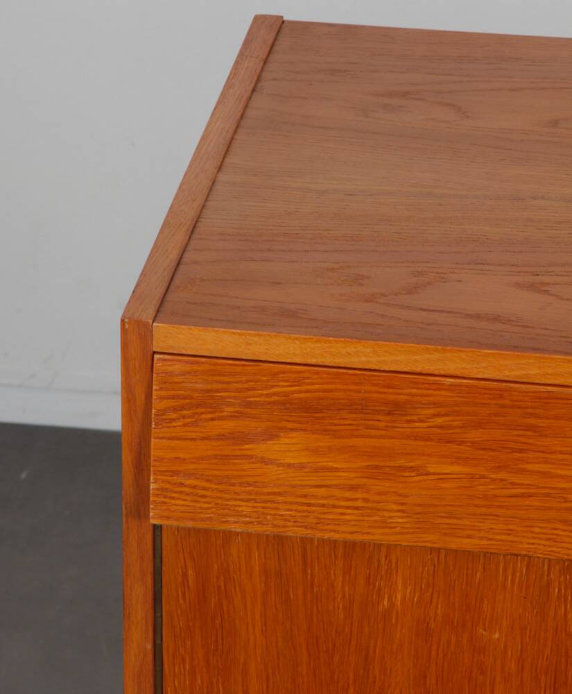 Oak sideboard produced by UP Zavody in the 1960s