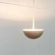 Mid-century modern style fiberglass pendant light, 1960s, set of 2.
