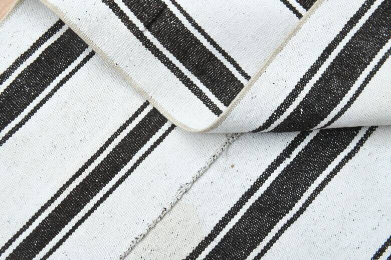 Vintage Striped Turkish Kilim Runner 60 x 243 cm