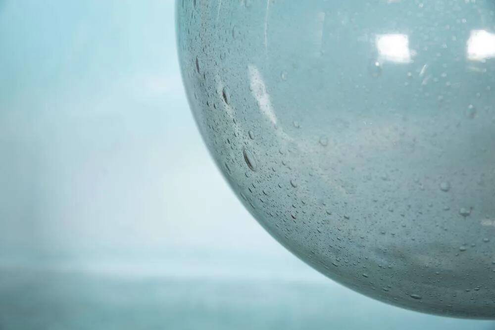 Space age ball lamp from the 60s/70s.