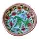 Edouard cazaux cup, firebird decoration on a background of floral seeds,