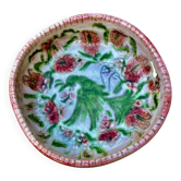 Edouard cazaux cup, firebird decoration on a background of floral seeds,