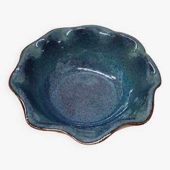 Glazed stoneware pocket tray