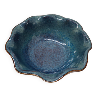 Glazed stoneware pocket tray