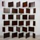 Wooden and brass screen