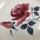 4 plates vintage dessert Sarreguemines model Janine rose