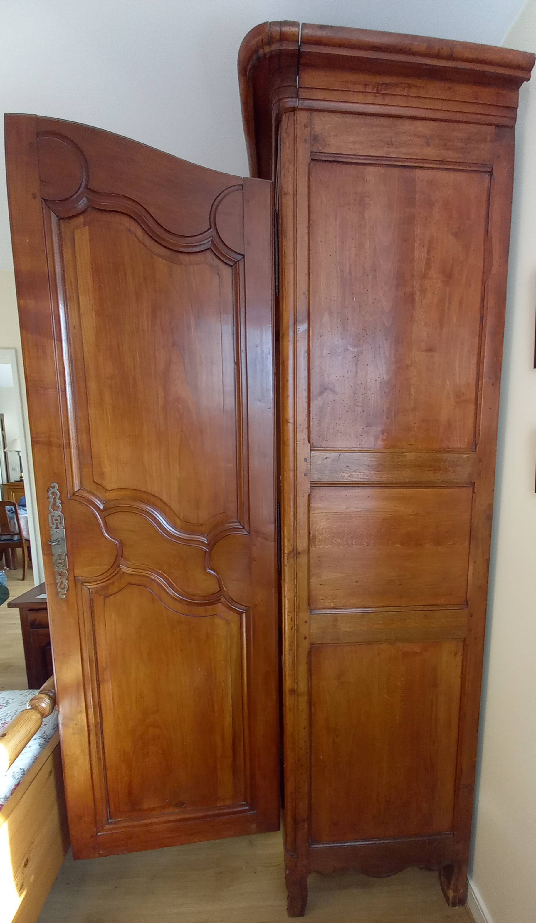19th century solid mahogany wardrobe