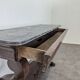 Restoration period console in flamed mahogany