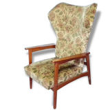 Chair wing chair flower Scandinavian styl Ib Kofod-Larsen for Carlo Gahrn