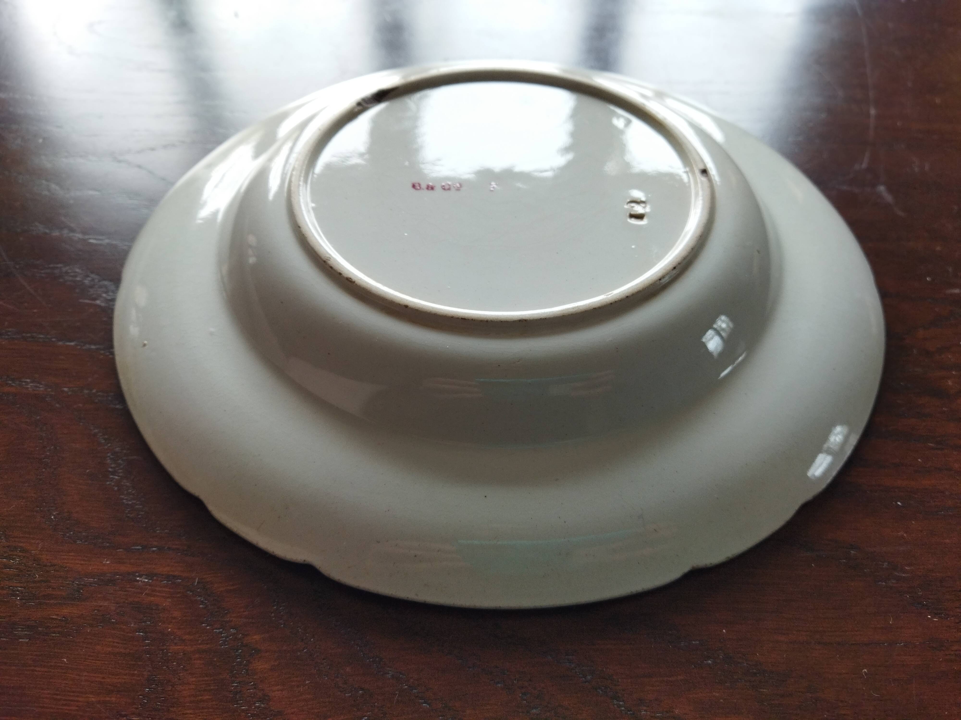 Boulenger & Cie Choisy ironstone deep plate