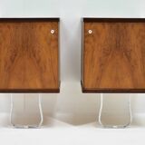 1930s Pair of Art Deco Bedside Tables, Czechoslovakia