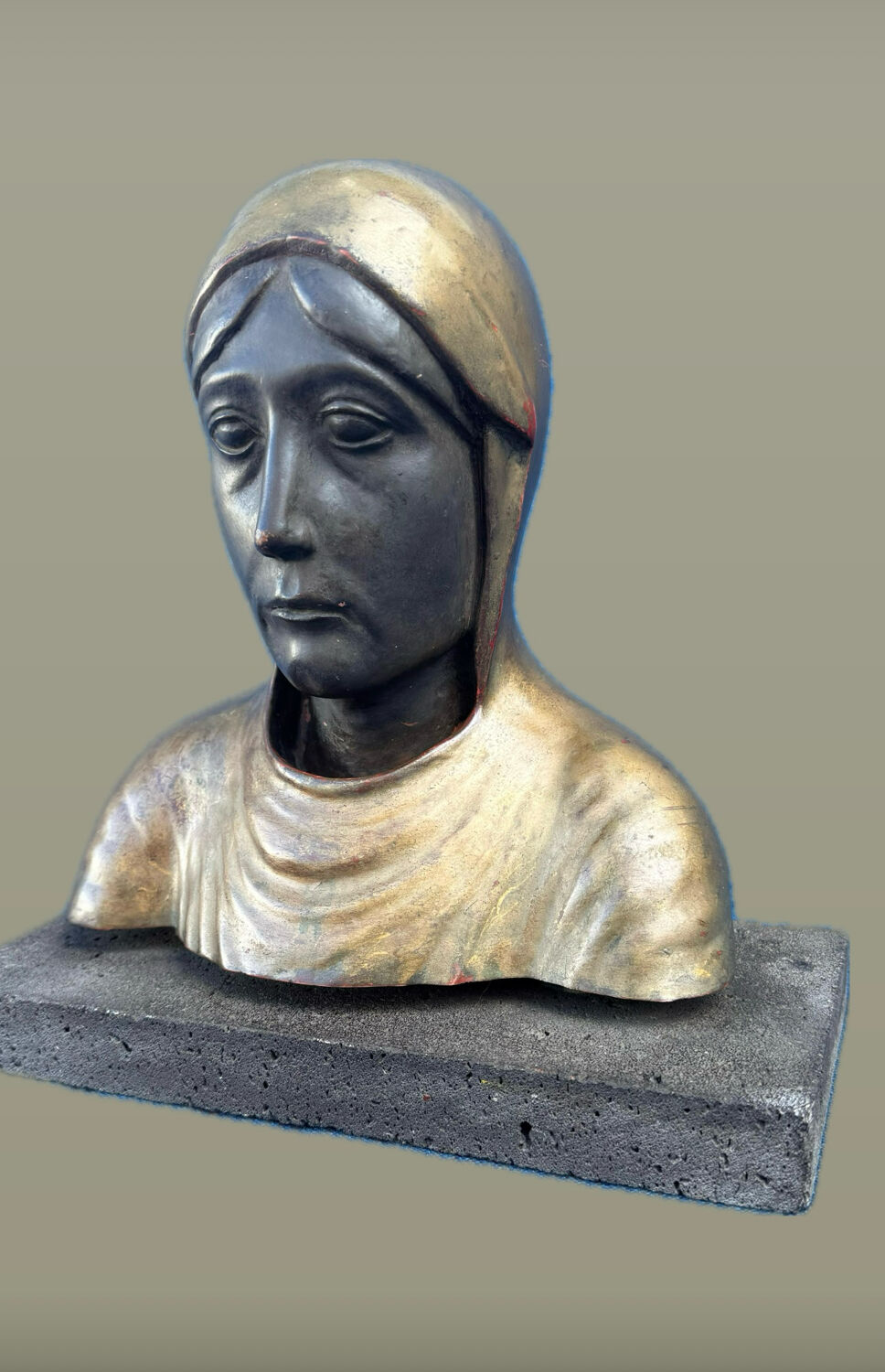 Bust of the Black Virgin of Marsat, Moulding Workshops of the Louvre