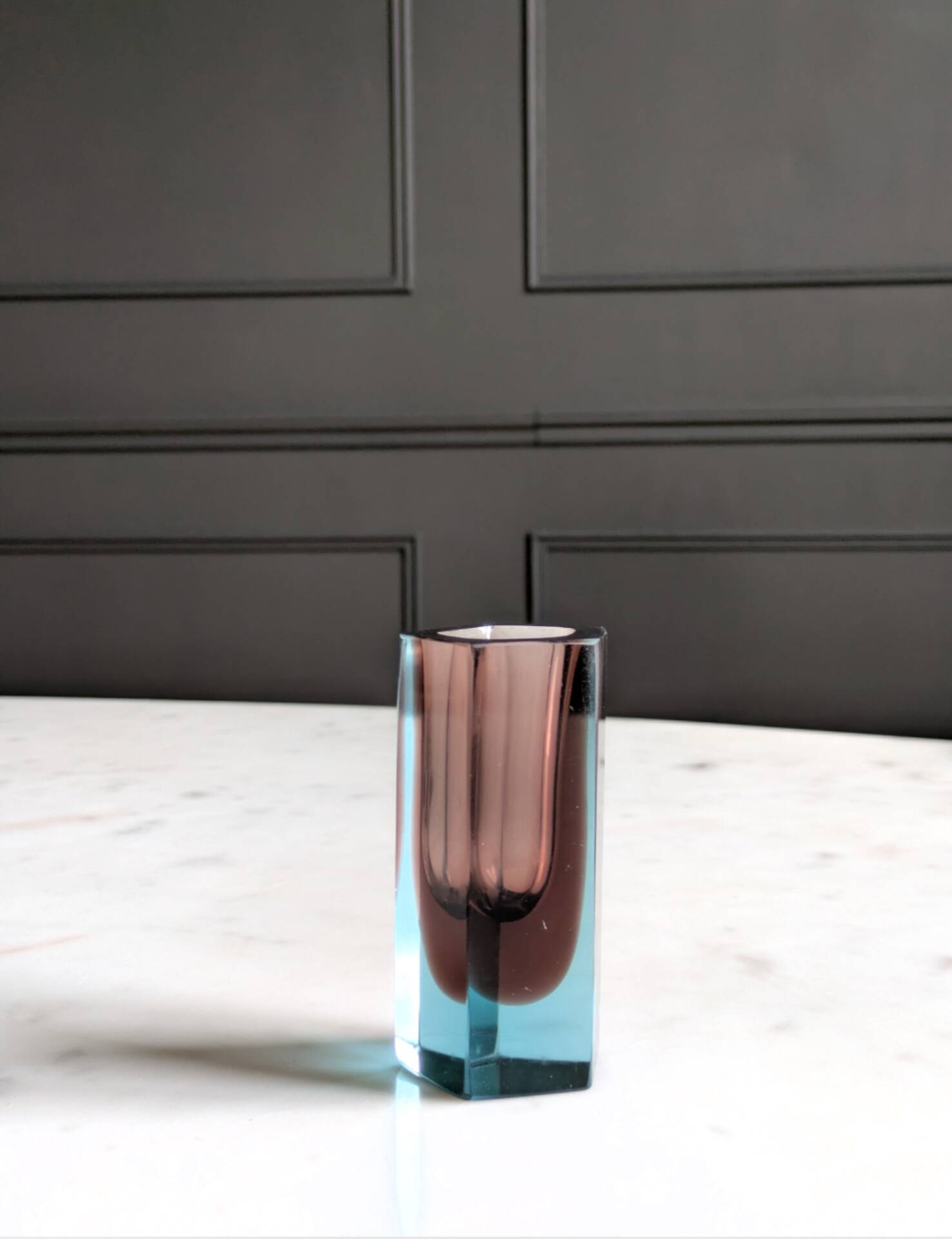 Petit vase Sommerso de Murano 1970