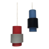 Mid-century metal pendant lights, set of 2