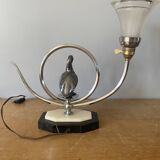 Art Deco duck table lamp