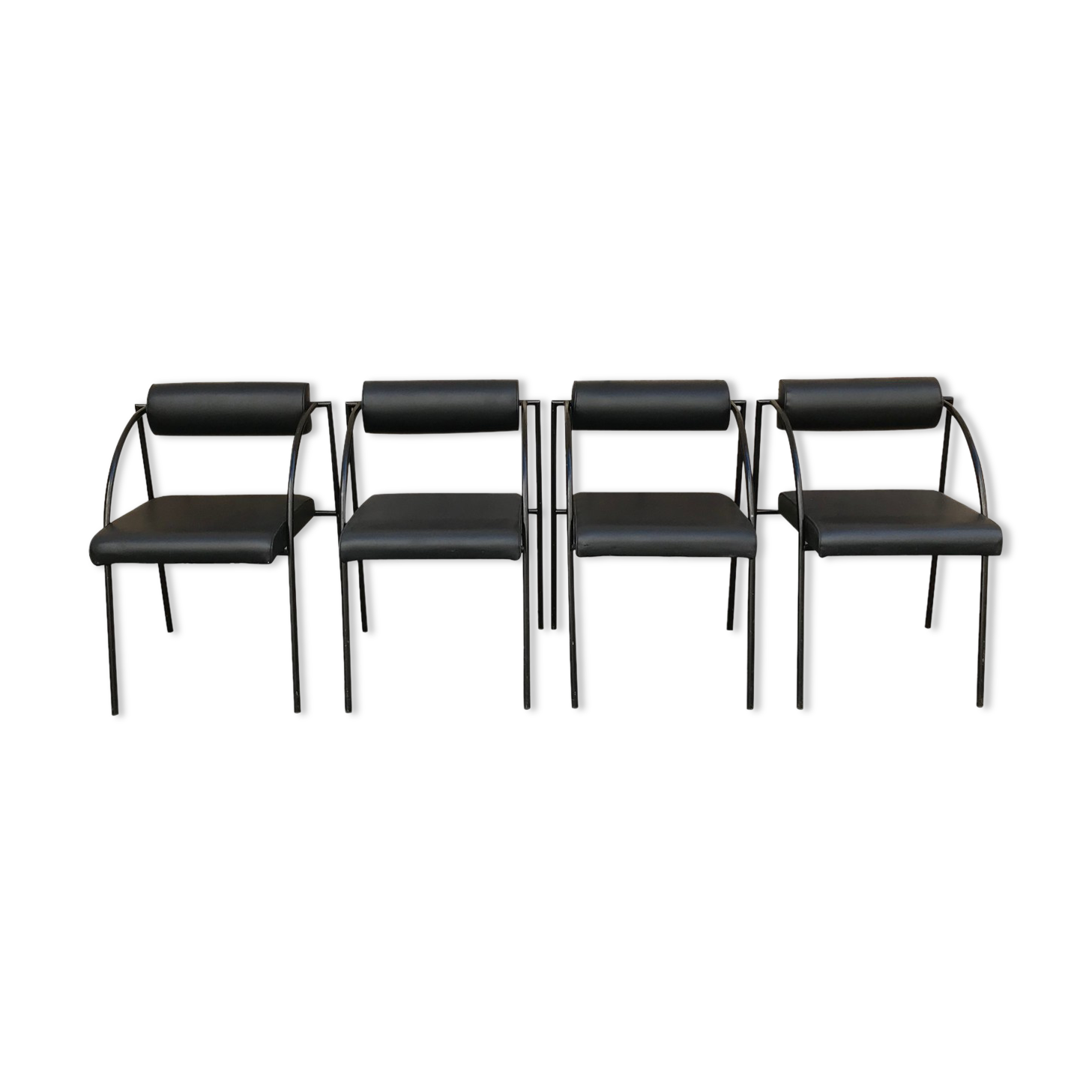 Four chairs by Rodney Kinsman for Bieffeplast, 1980