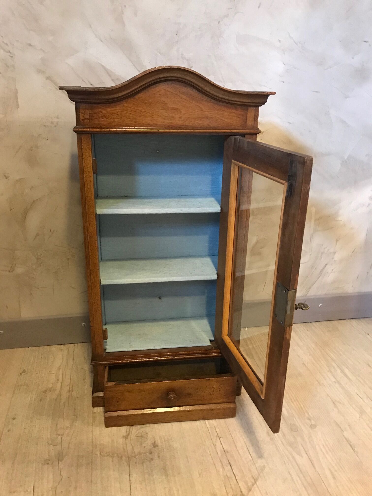 Small wall display case