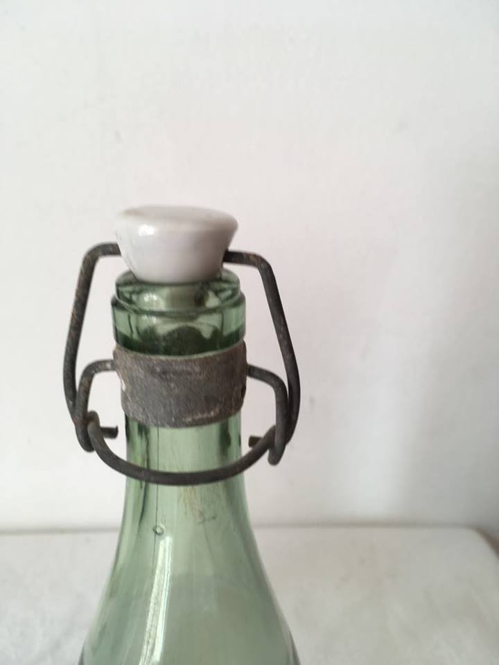 Set of old jar and bottle