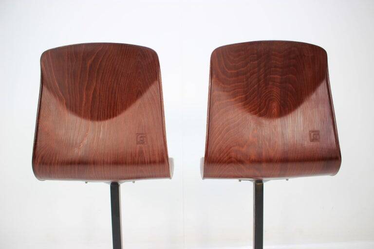 Pair of Industrial Style Chairs, Elmar Flötotto for Pagholz, 1970s