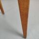Vintage bistro table rectangular compass feet